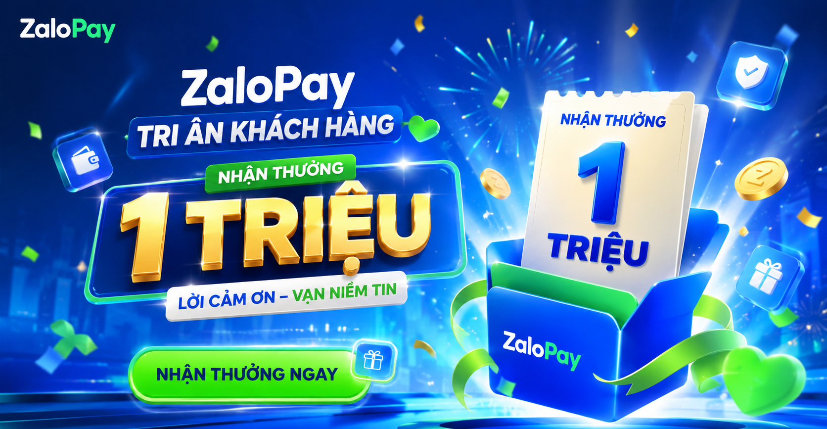 Nhận Thưởng 1 Triệu – Tri Ân Khách Hàng